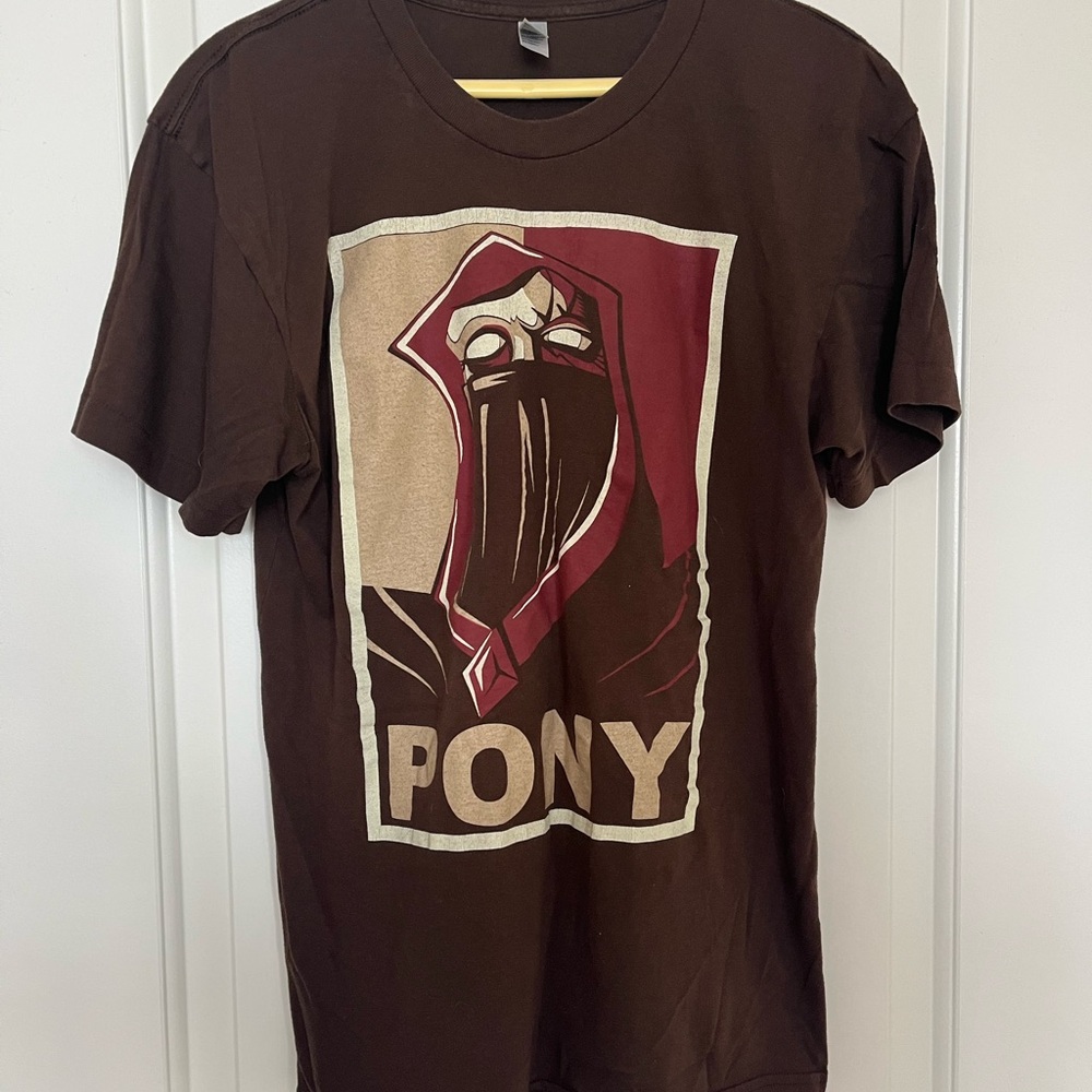 Looking For Group Richard Pony Brown Graphic T-Shirt